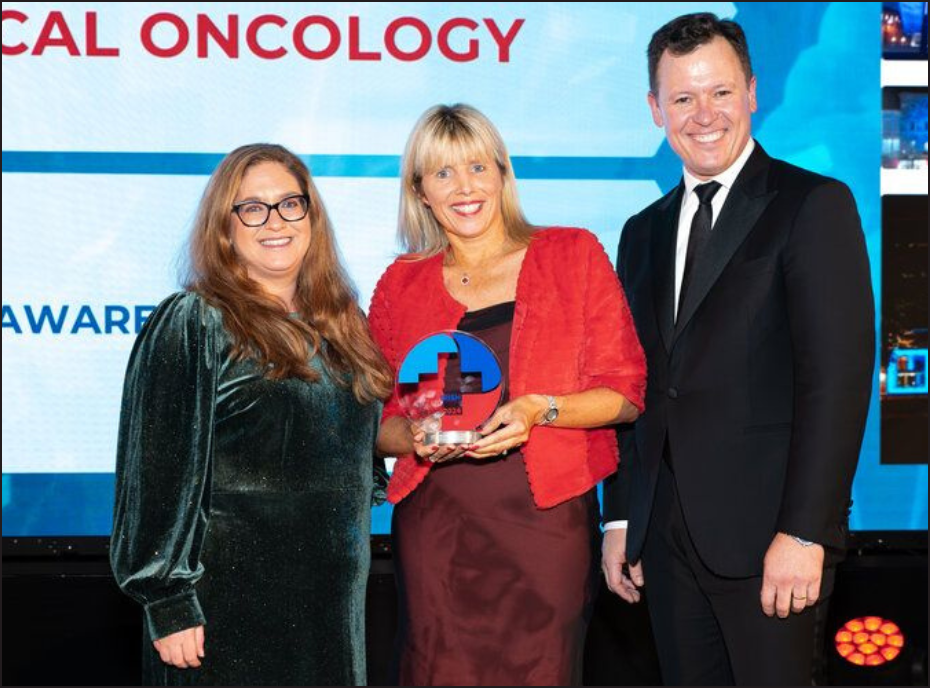 Dr Sharon O'Toole & INGO wins Project of the Year at the Irish Healthcare Award